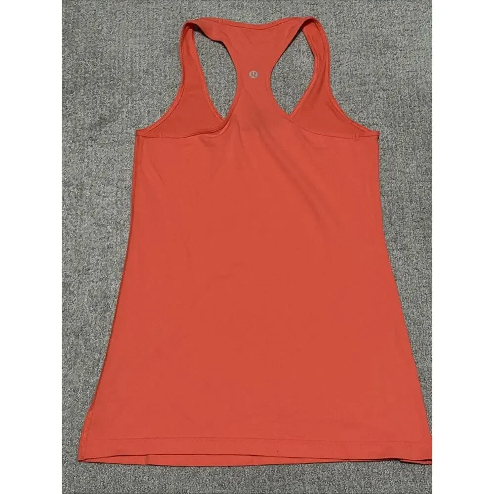 Lululemon Women’s Cool Racerback tank top Neon Coral Size Unknown See Photos